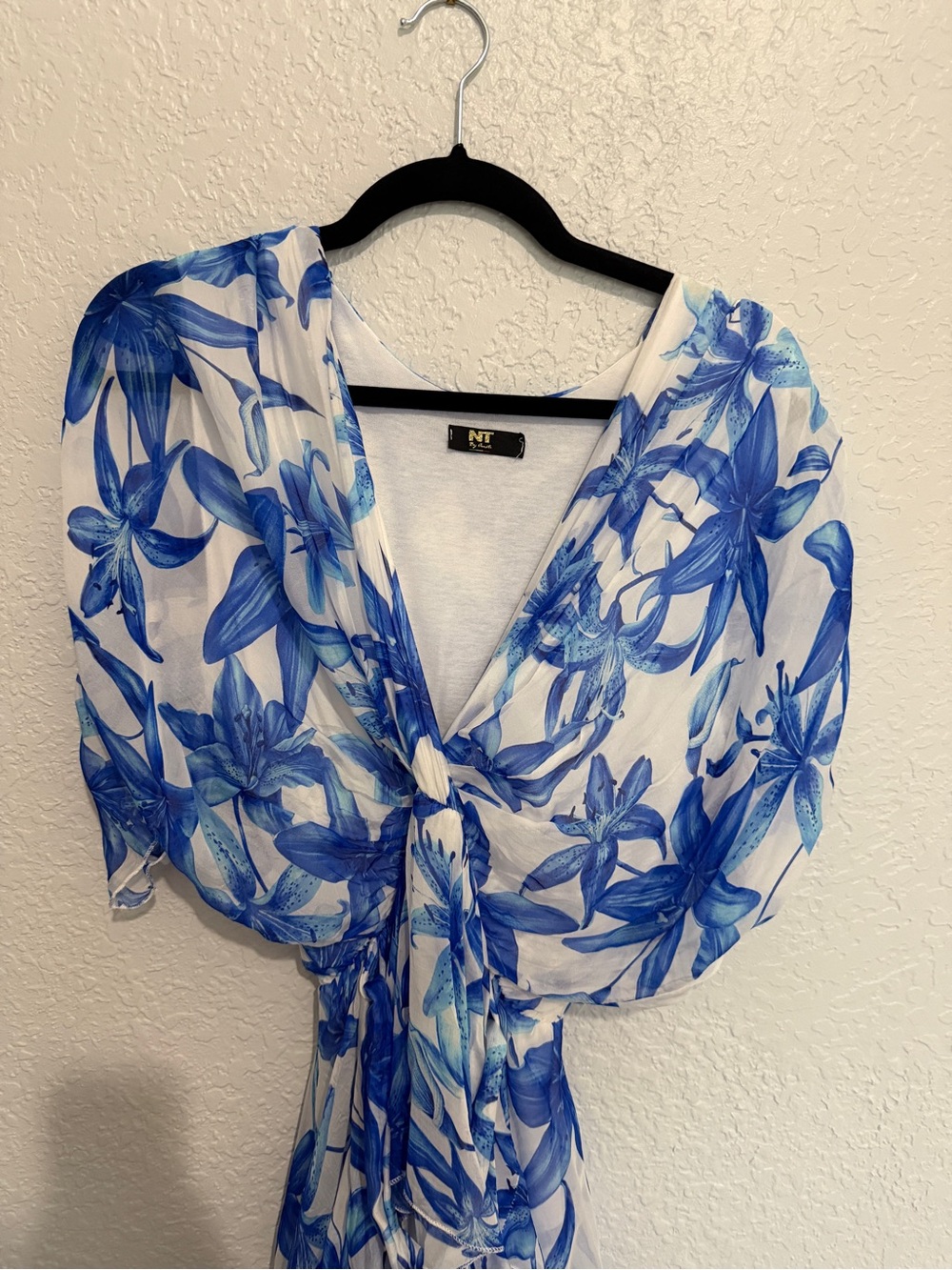 Beautiful blue floral dress